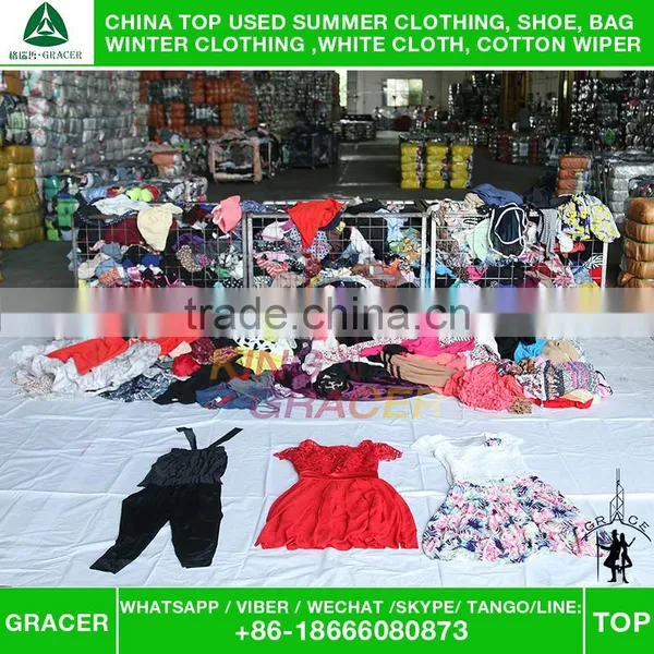 Gracer Stock Europe Style Bales 100kg Ladies Cotton Dress Used Designer Clothes photo-2