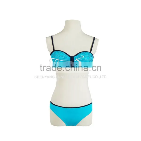 2016 Swimwear OEM Swimwear & Beachwear Girl Sex Swimming Wear photo-5