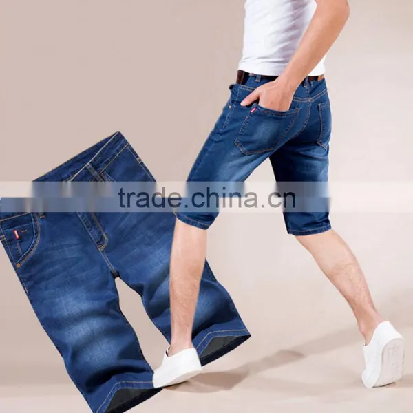 2016 Cotton Shorts Men New Short Jeans With Good Elasticity photo-3
