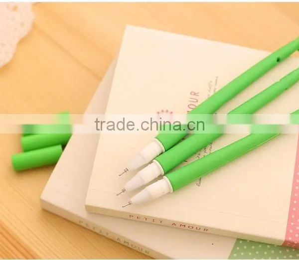 Flower Shape Gel Pen Plastic Ballpoint Pen 0.38mm Penfor Office & Student photo-4