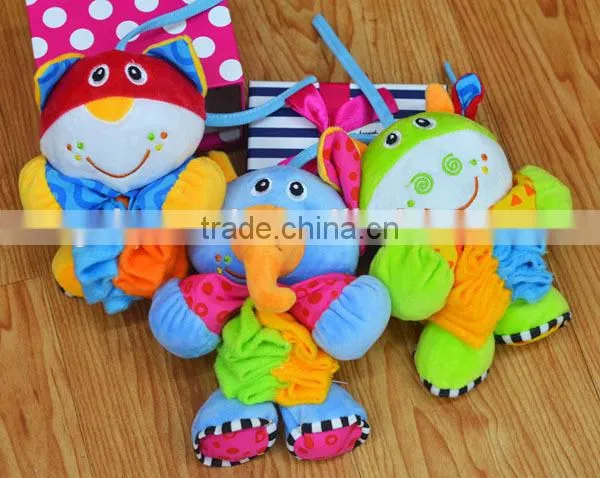 Lovely Pulling Musical Plush Toys Baby Educational Plush Toys photo-4