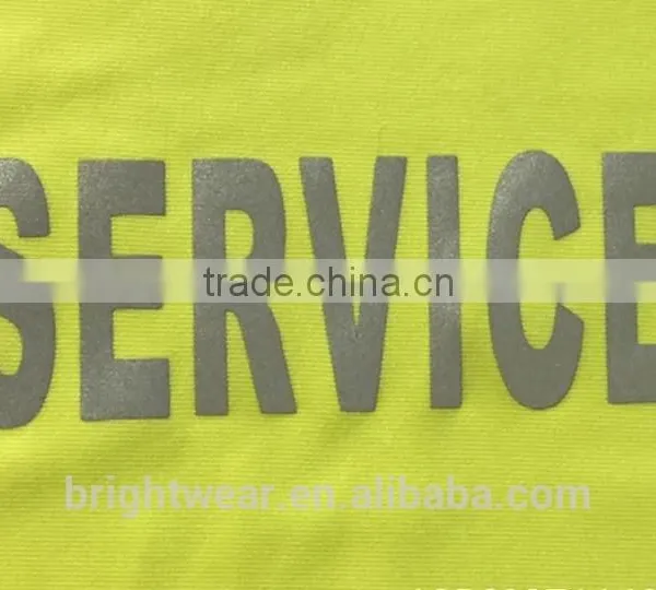 Relfective Letters be Heated Transfer on T-shirt or Polo Shirts photo-2