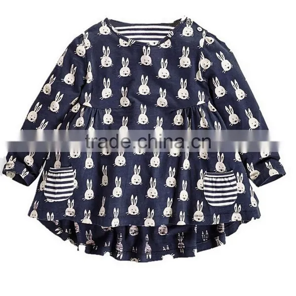 Cartoon 2017 Toddler Girls Clothes Tshirts 2piece Sets photo-3