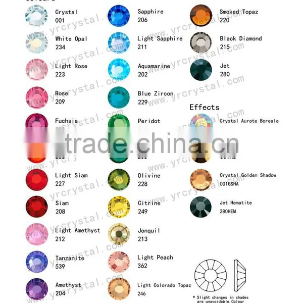 SS5 1.7-1.8mm Aurum Color Round Flat Backs Non Hotfix Rhinestone photo-5