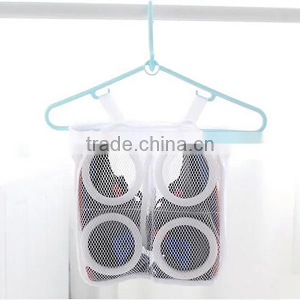 Sneaker Tennis Sports Shoe Dry Organizer Laundry Net Wash Portable Washing Hanging Bag Shoes Cleaner photo-3