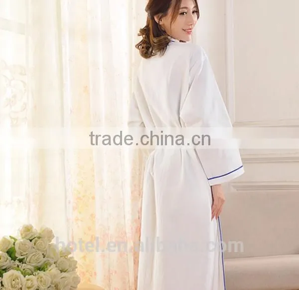 Luxury Home and Hotel Cotton Waffle Bathrobe photo-3