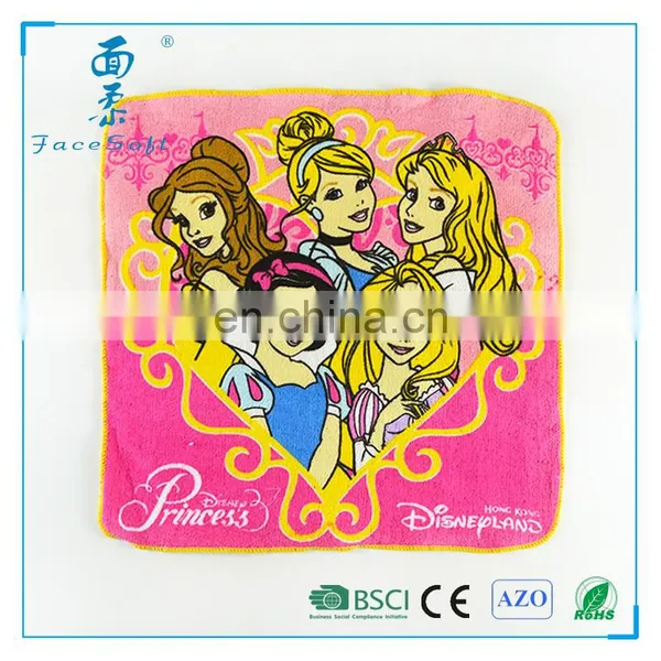Good Quality Custom Compress Towel Cartoon Printed Contton Terry Towels photo-4