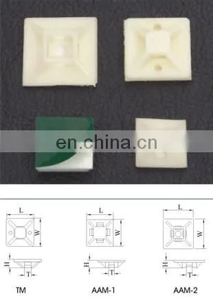 Self-Adhesive Cable Tie Mount 20*20 25*25 30*30