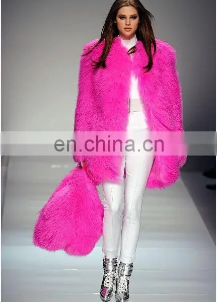 New Style Mongolian Lamb Fur Coat for Women photo-2