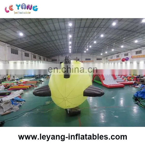 Advertising and Attractive Inflatable Blimp Model With Printing With Led Light, Airship photo-3