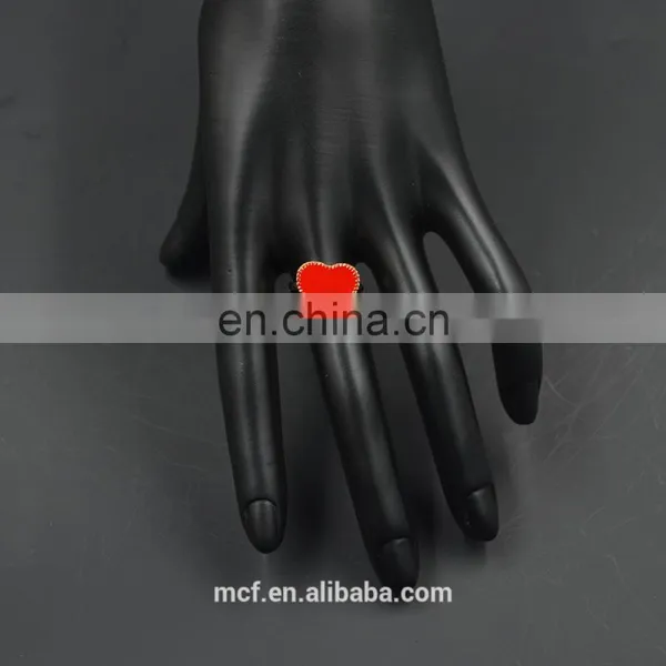 MCR-0036 Fashion Latest Heart Shaped Ring Designs ,wedding Engagement Ring photo-3