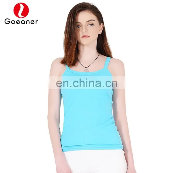 Deep Cut Fitness Women Sports Dri Fit Compression Workout Cotton Plain Gym Stringer Tank Top