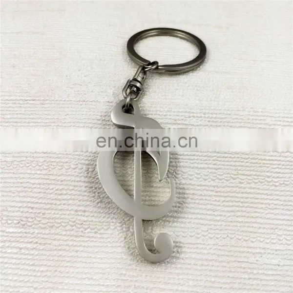 3D Customized Treble Clef Shape Keychain photo-4