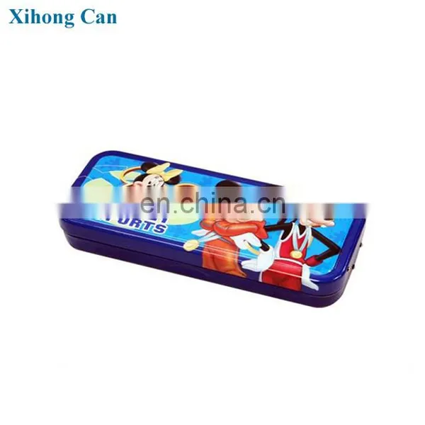 Custom Printed Metal Rectangular Kids Tin Pen Case photo-6