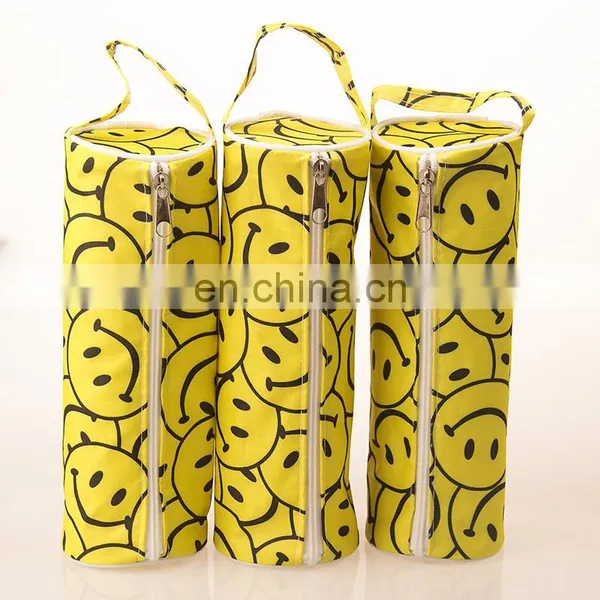Party Favor Emoji Yellow Smile Face Nylon Ballpen Case Gift photo-3