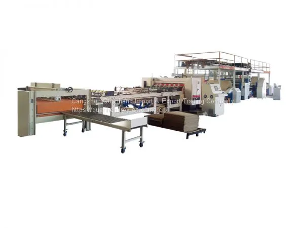 High Quality 2ply Corrugated Paperboard Production Line / Single Facer Line