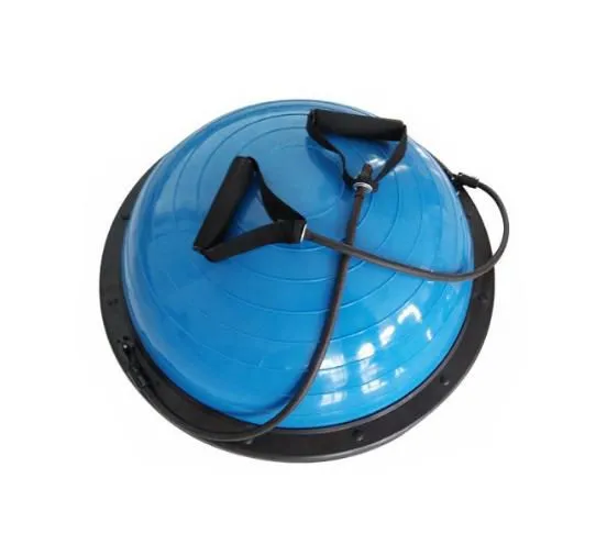 Half Yoga Balance Ball Trainer With Ropes and Hand Pump photo-4
