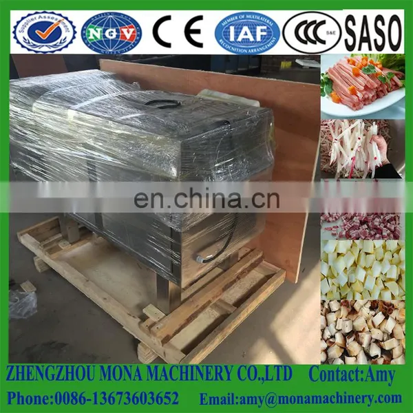 Industrial Meat Cube Cutting Machine/ Frozen Meat Block Dicer Machine photo-2