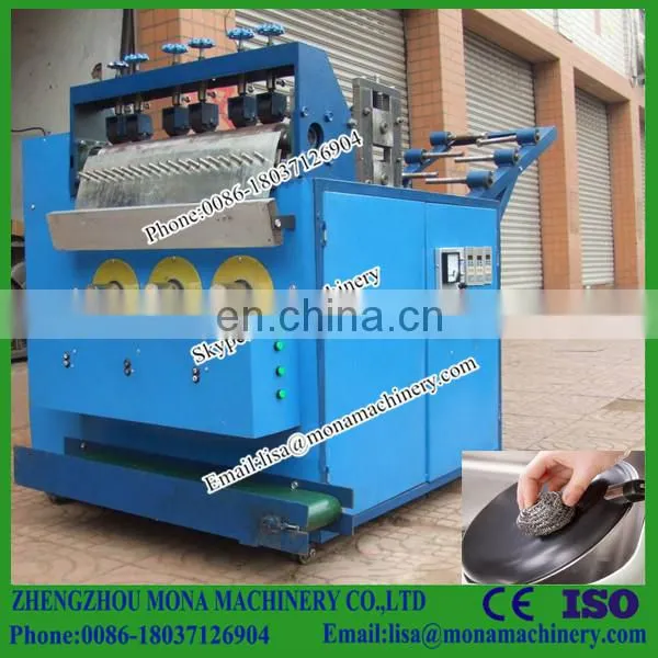 Sponge Dish Cleaning Ball Stainless Steel Wire Washing Scourer for Making Machine photo-5