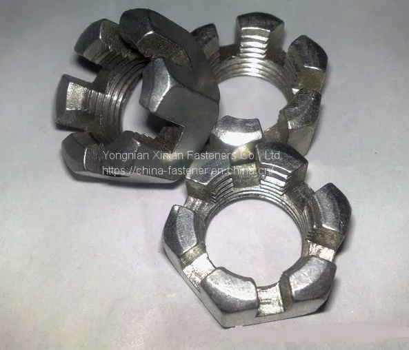 Hex Slotted Nut