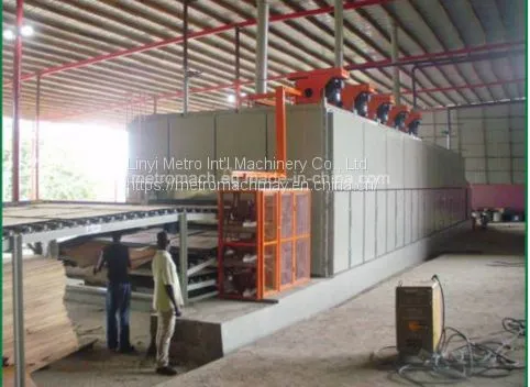 Woodworking Plywood Core Veneer Roller Conveyor Dryer Machine photo-4