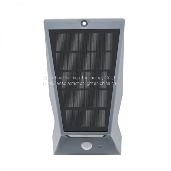PIR Motion Sensor Waterproof Ip65 Three Working Modes Led Solar Wall Light photo-4