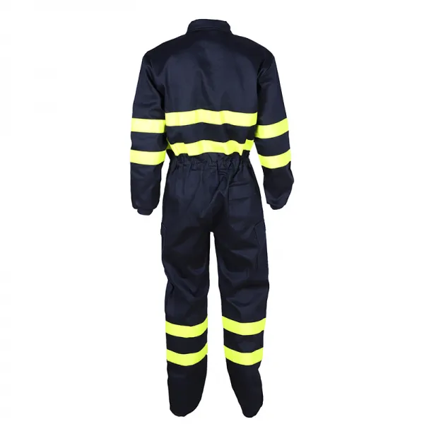 Offshore Anti-flame Work Coveralls With Reflective Tape photo-3