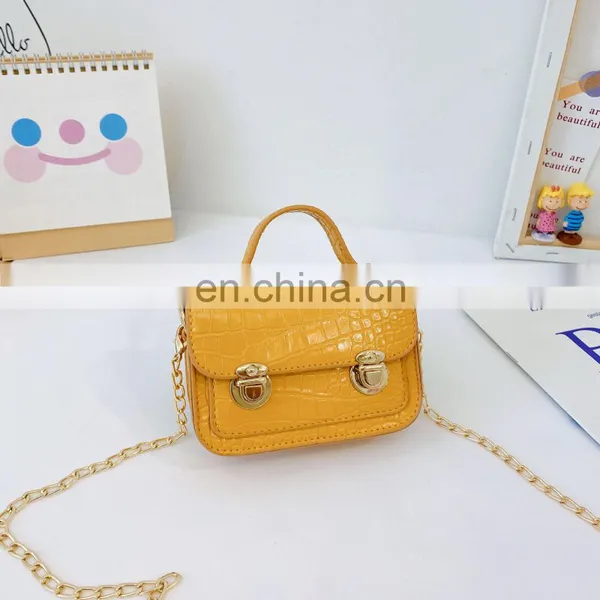 Kids Girls Pu Leather Crossbody Bag Children Mini Purse Shoulder Messenger Bag Handbag Satchel Bag photo-4