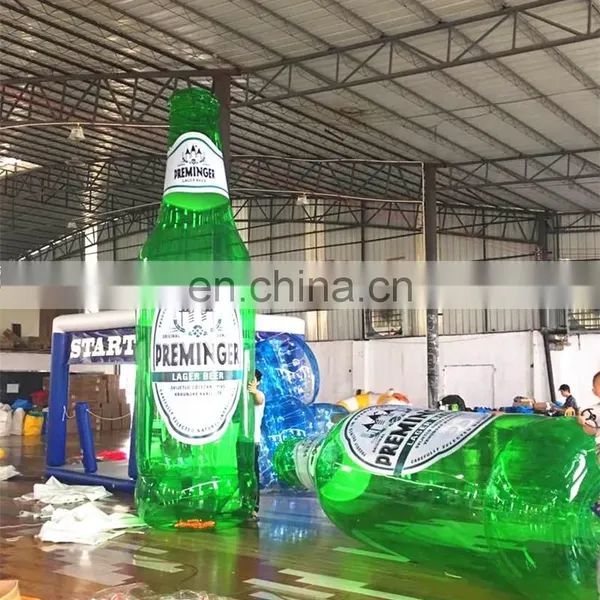 Hot Sale Inflatable Beer Bottle With LED Light ,Inflatable Movable Cartoon For Beer Festival ,Commercial Use photo-4
