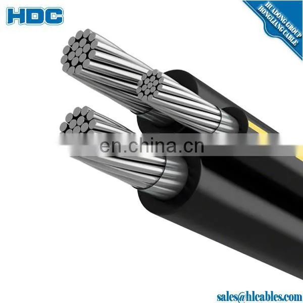 Underground Service Entrance Cable 600V Aluminum Alloy Conductor XLP Insulation Sunlight Resistant 2/0 AWG Size Price photo-6