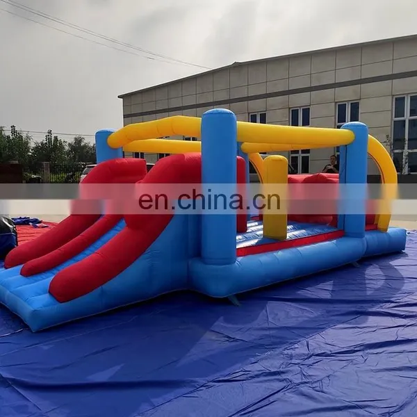 Family Use Oxford Fabric Inflatable Bounce House Obstacle Course Bouncer photo-3