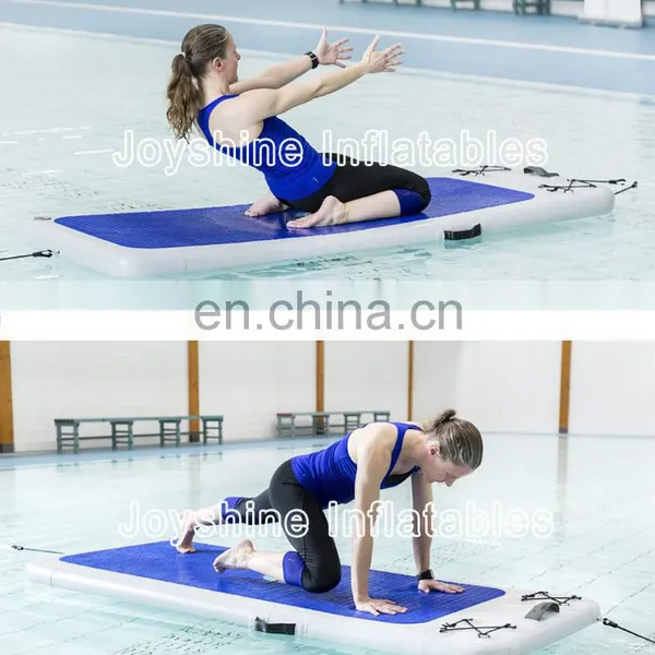 CE Inflatable Air Floating Water Sport Yoga Mat Gymnastics Aqua Yoga Air Track Mats In Water photo-5