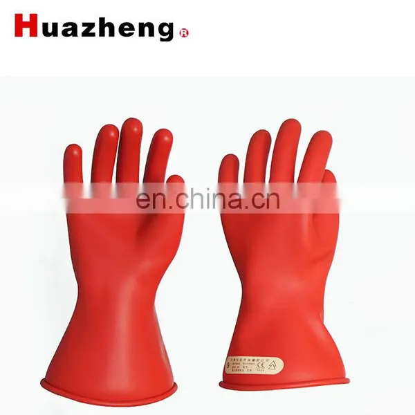 5kv,12kv,25kv,35kv High Voltage Electrical Rubber Insulating Gloves photo-2
