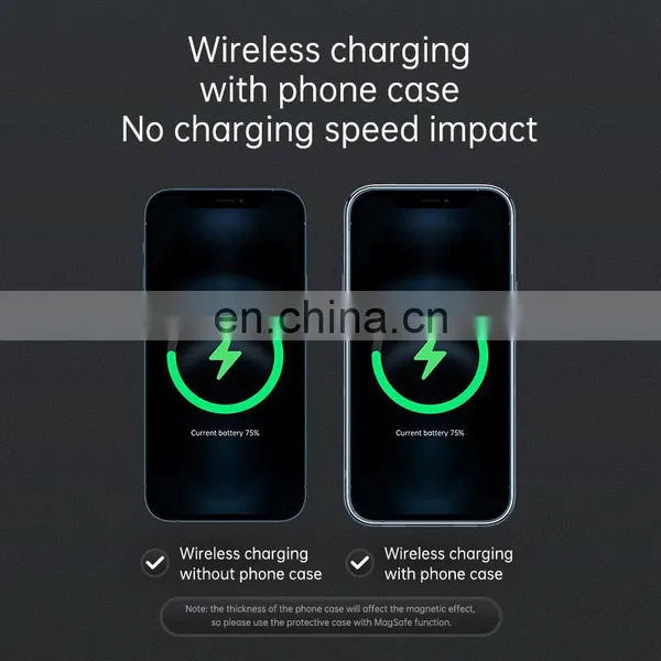 OEM Cargadores 15W Fast Charging Air Vent Car Phone Holder Mount Magnet Magnetic Wireless Charger for IPhone 12 photo-7