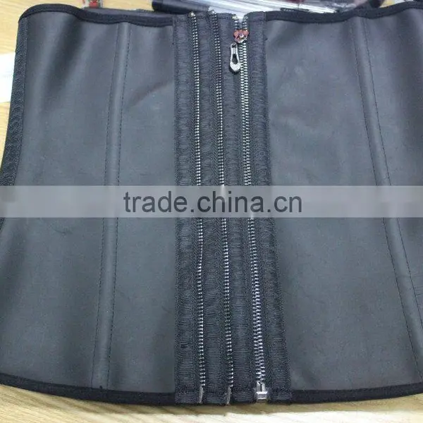 Breathable Strong Hook Custom Waist Trainers in Shapers 3zipper photo-2