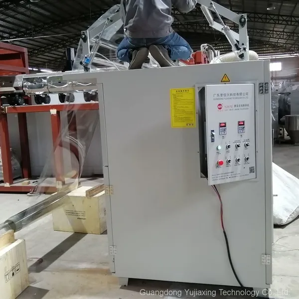 YJX-FE-800 Online Plastic Recycling Crushing Machine Crusher Pulverizer Shredder One Pulling Two photo-3