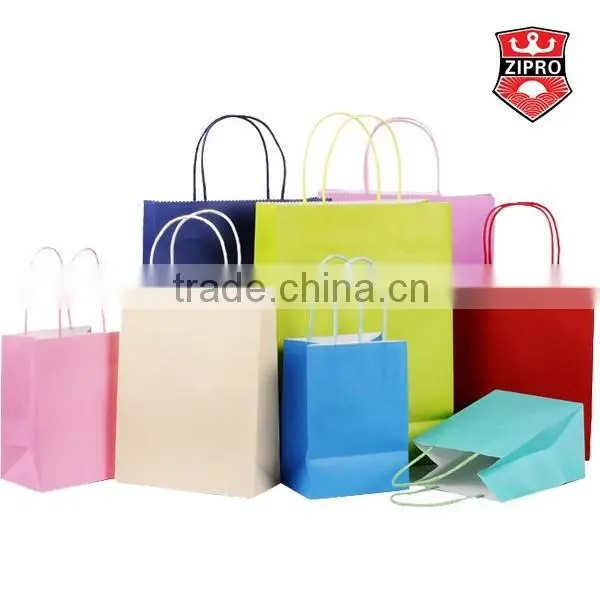 Hot Sale Paper Kraft Bags With Handles Gift Bag Christmas Brown Paper Gift Bags photo-4