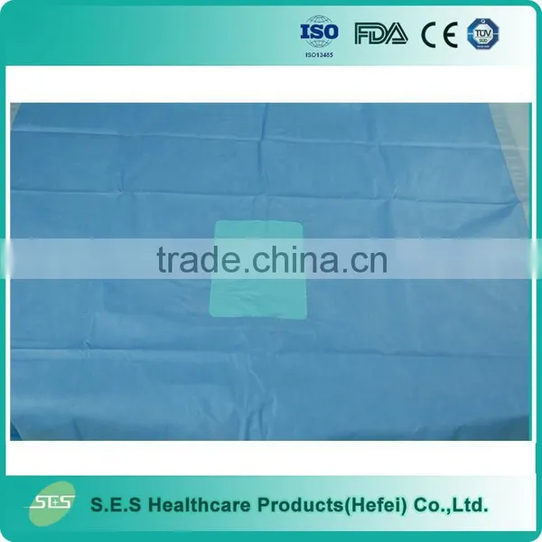 Operation Theatre Single Used Nonwoven Surgical Knee Arthroscopy Drape Pack photo-3