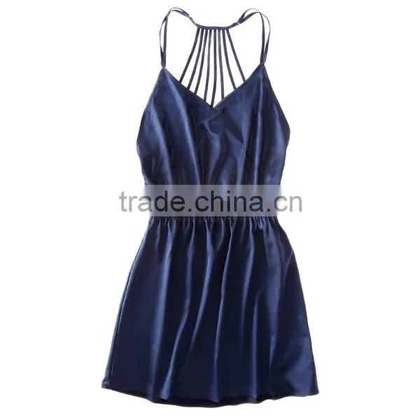 C71662A Very Sexy V-neck and Backness Newest Fashion Women Pajamas2016 photo-2