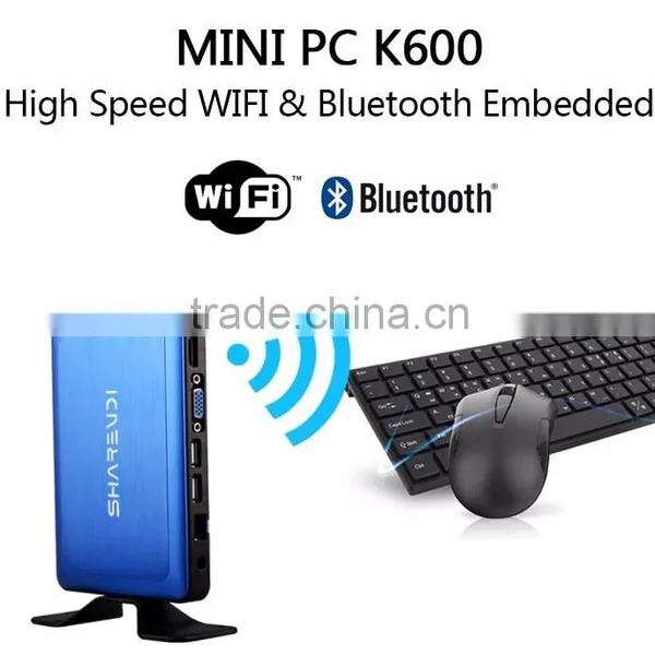 thin client pc cheap educational thin client K600 blue alumnium alloy case 2GB 32GB