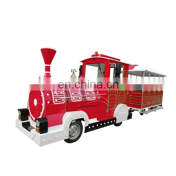 Commercial Electric Sightseeing Trackless Train Rides for Sale photo-3