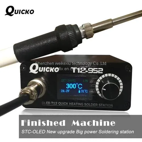 QUICKO T12 STC OLED Soldering Station With T12 Electronic Welding Iron Tips Handle photo-2