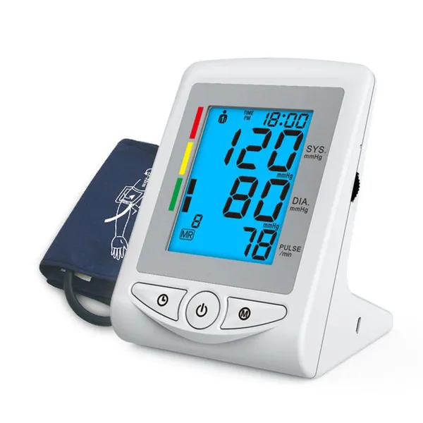 Popular Omron Digital Stand Upper Arm Sphygmomanometer Blood Pressure Monitor Electronic bp Monitor With Cuff