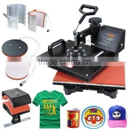 Factory 5 in 1 Combo Heat Press Transfer Machine Multifunctional Heat Printing Machine