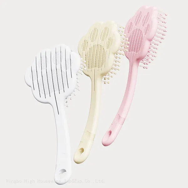 NEW Cat Paw Hair Brush Cute Animal Shape Hairbrush Scalp Massage Comb photo-3