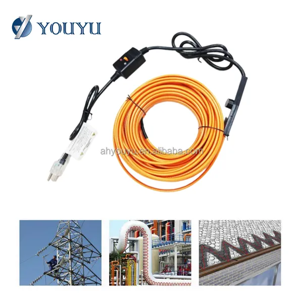 30FT Self Regulating Electric Heating Cable Snow Melting Cable Pipeline Heat Tracing Cable for Outdoor Snow and Ice Melting photo-5