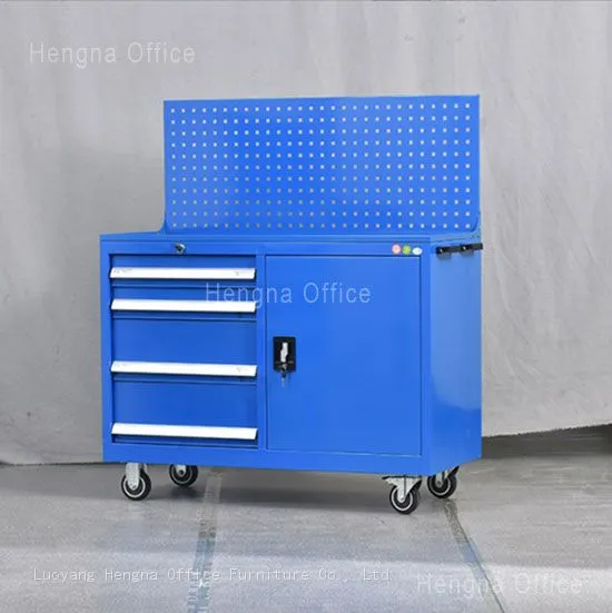 Hengna ZG-050 Heavy Duty Mobile Tool Cart With Drawers and Lock | Easy to Push, Efficient Tool Storage for Workshop photo-3