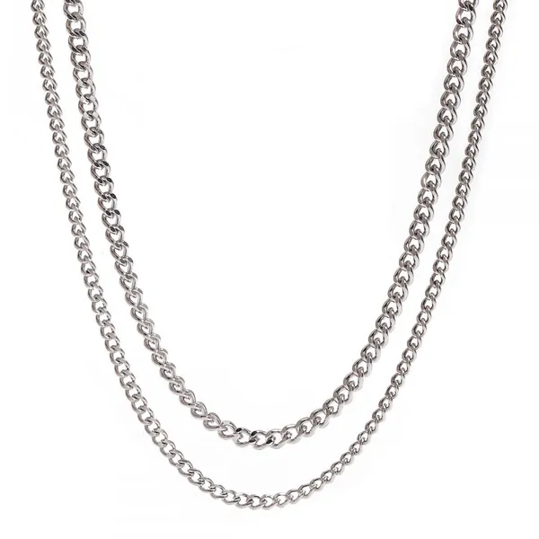 Exquisite Minimalist Stainless Steel Gold Necklace - Waterproof Fashion Jewelry photo-3