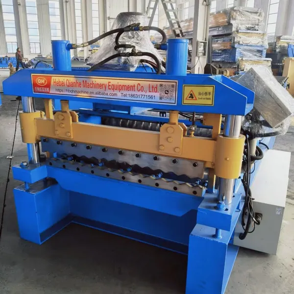 Roof Panel Roll Forming Machine, Corrugated Board Tile Making Machine, Fully Automatic Control photo-2