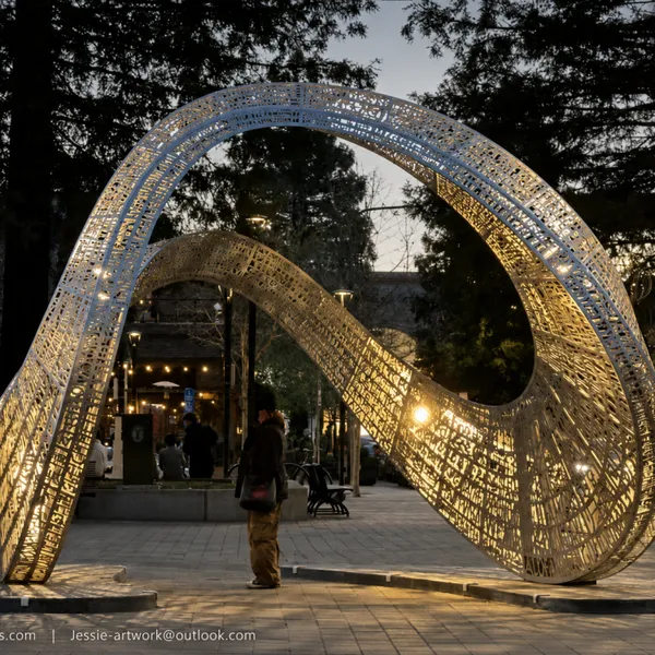 Stainless Steel Abstract Sculpture photo-5